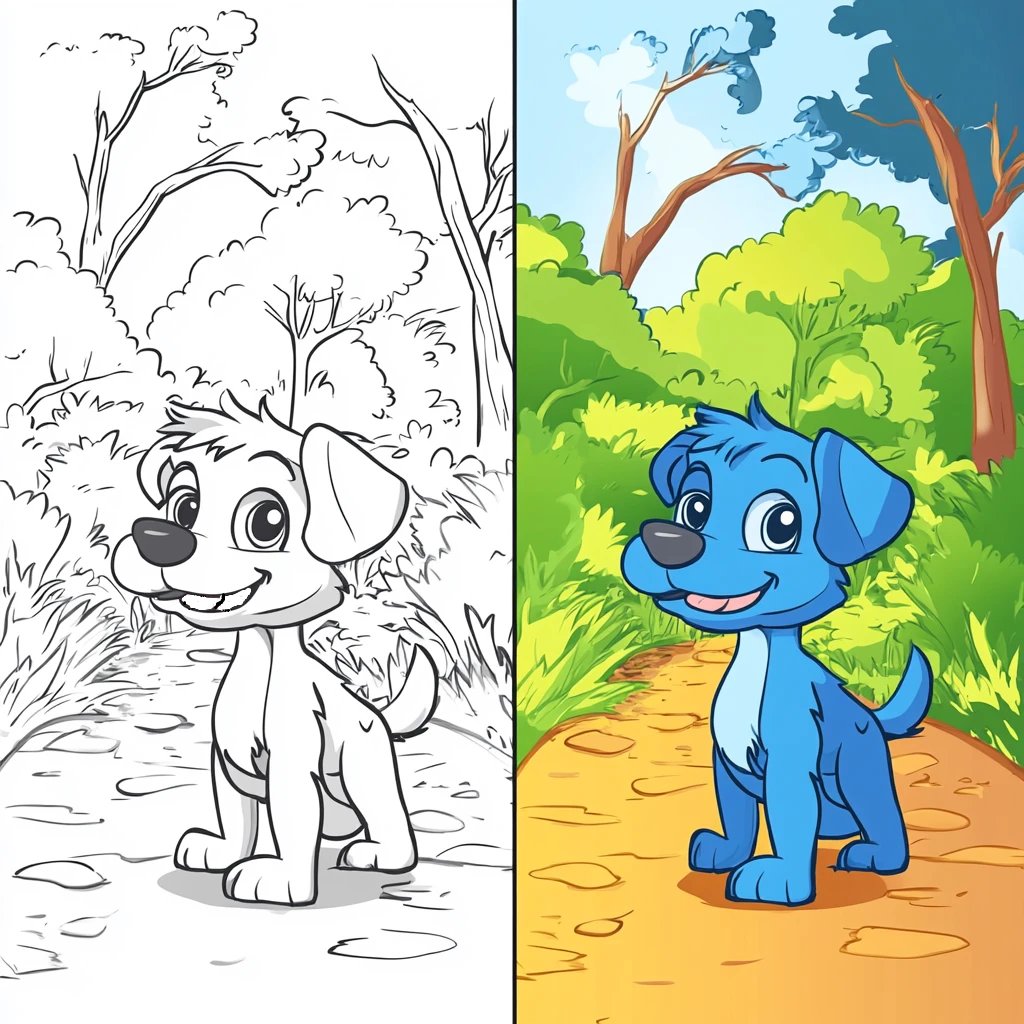 Printable Bluey Coloring Pages